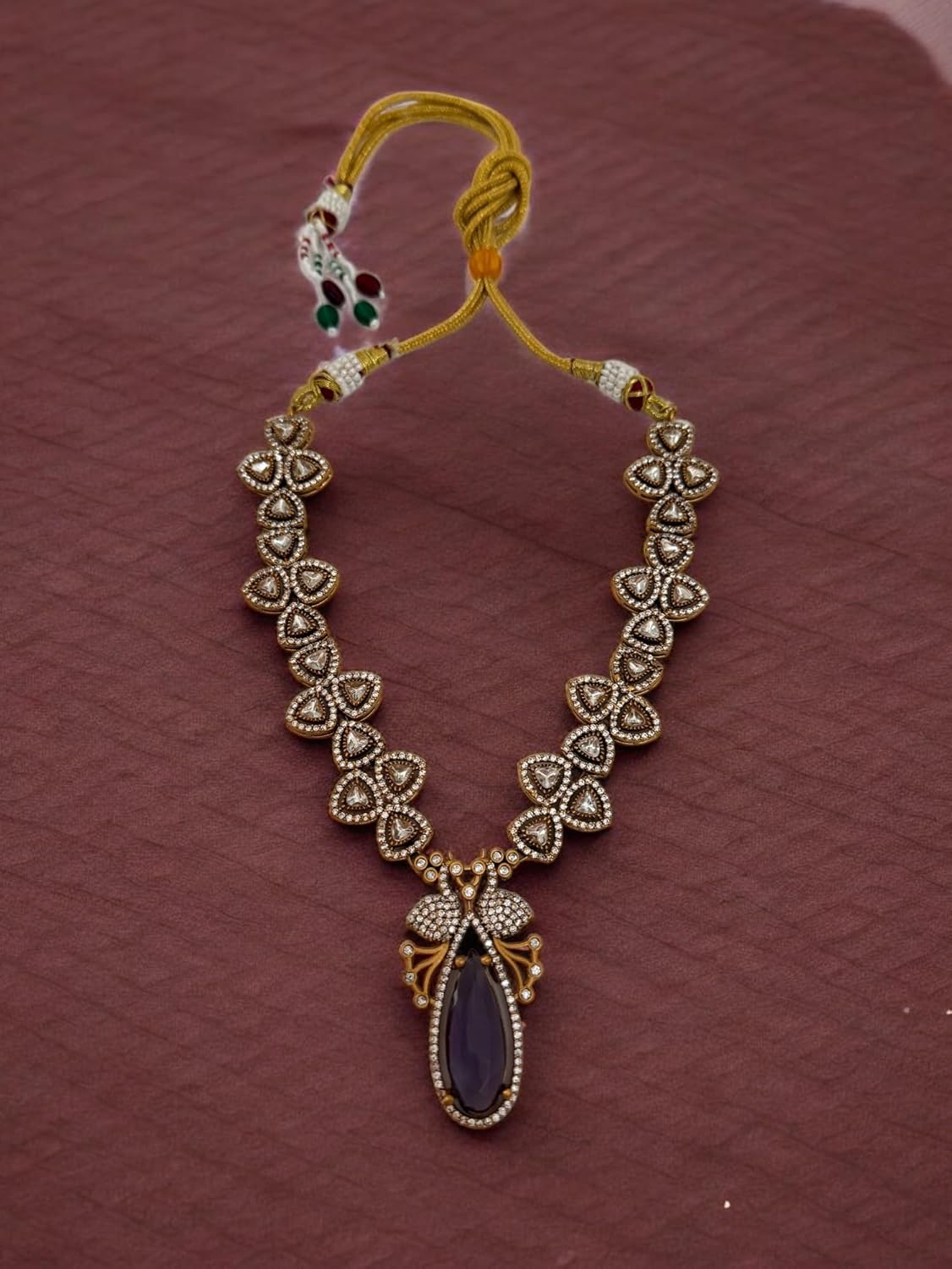 Rebekah Lavender Grace -Studded Necklace Set