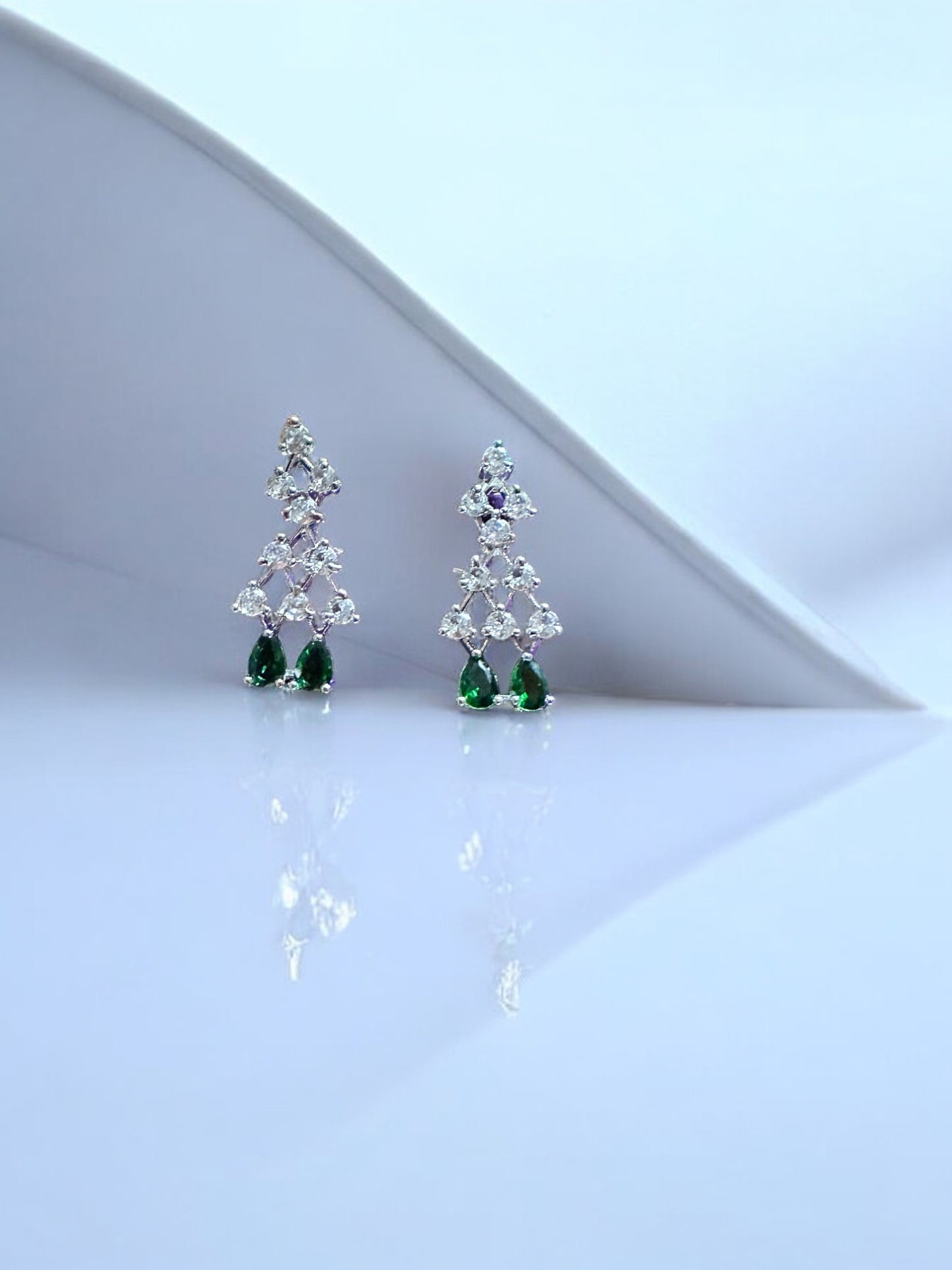 Emerald Green Premium Stone Studded Necklace Set