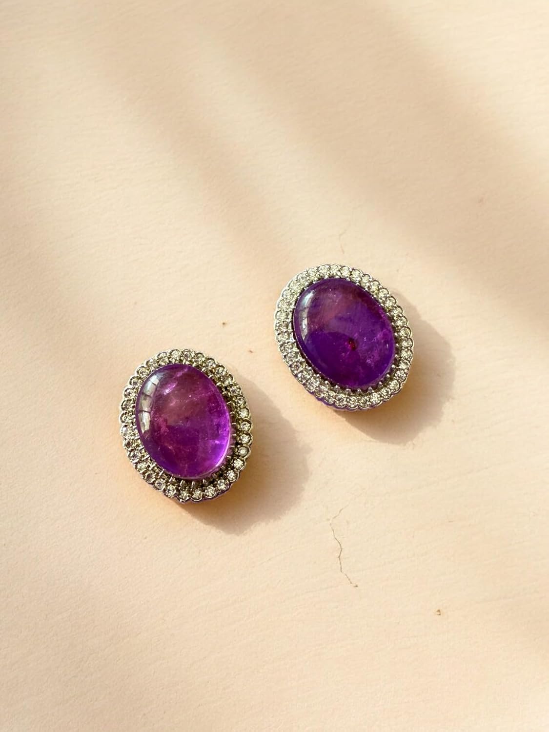 Rebekah Amethyst Majesty Pearl Choker Set