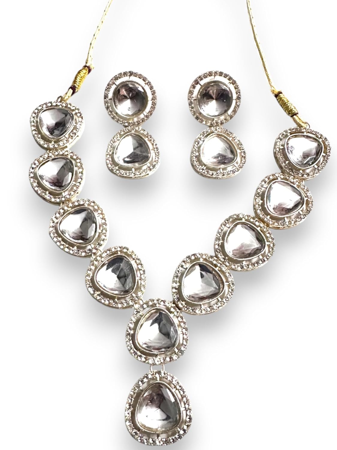 Polki Kundan Studded Victorian Necklace