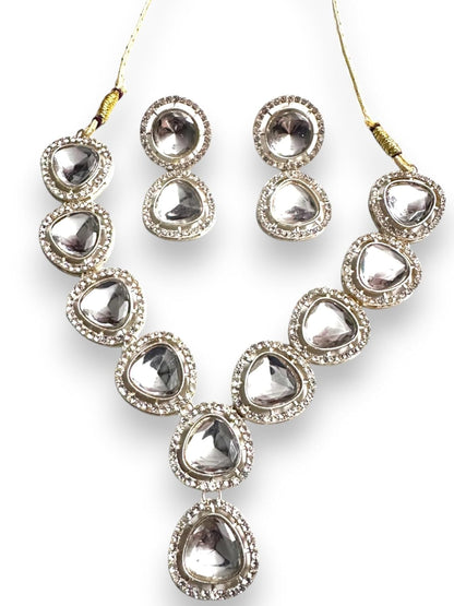 Polki Kundan Studded Victorian Necklace