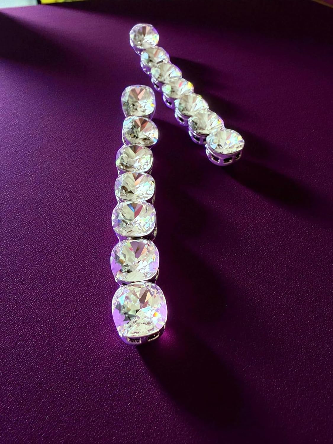 Crystal Elegance Linear Drop Earrings