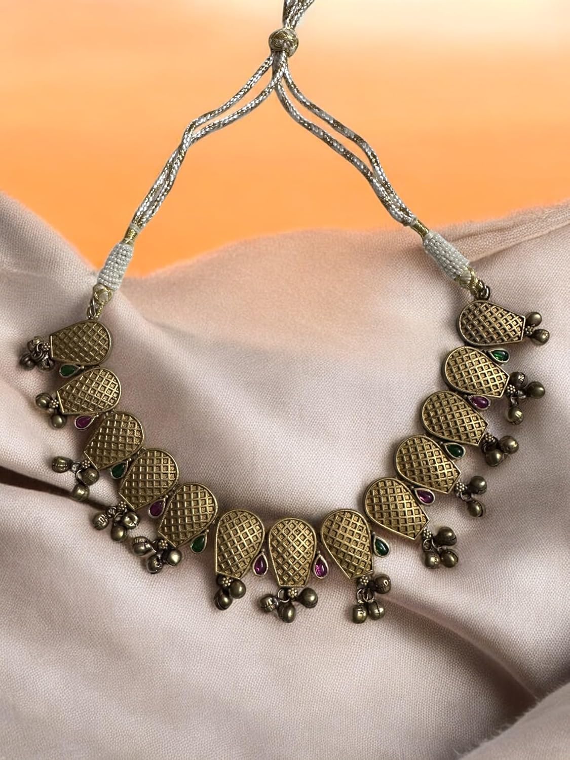 Antique Style Necklace Set with Earrings