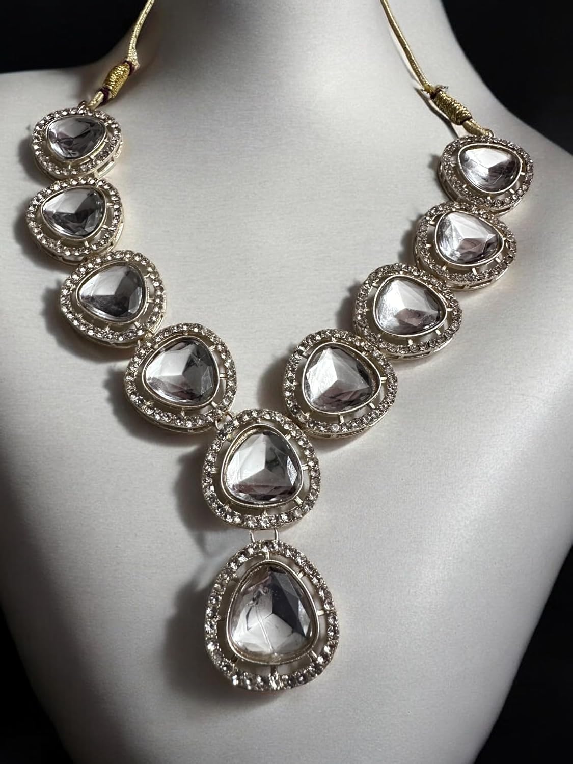 Polki Kundan Studded Victorian Necklace
