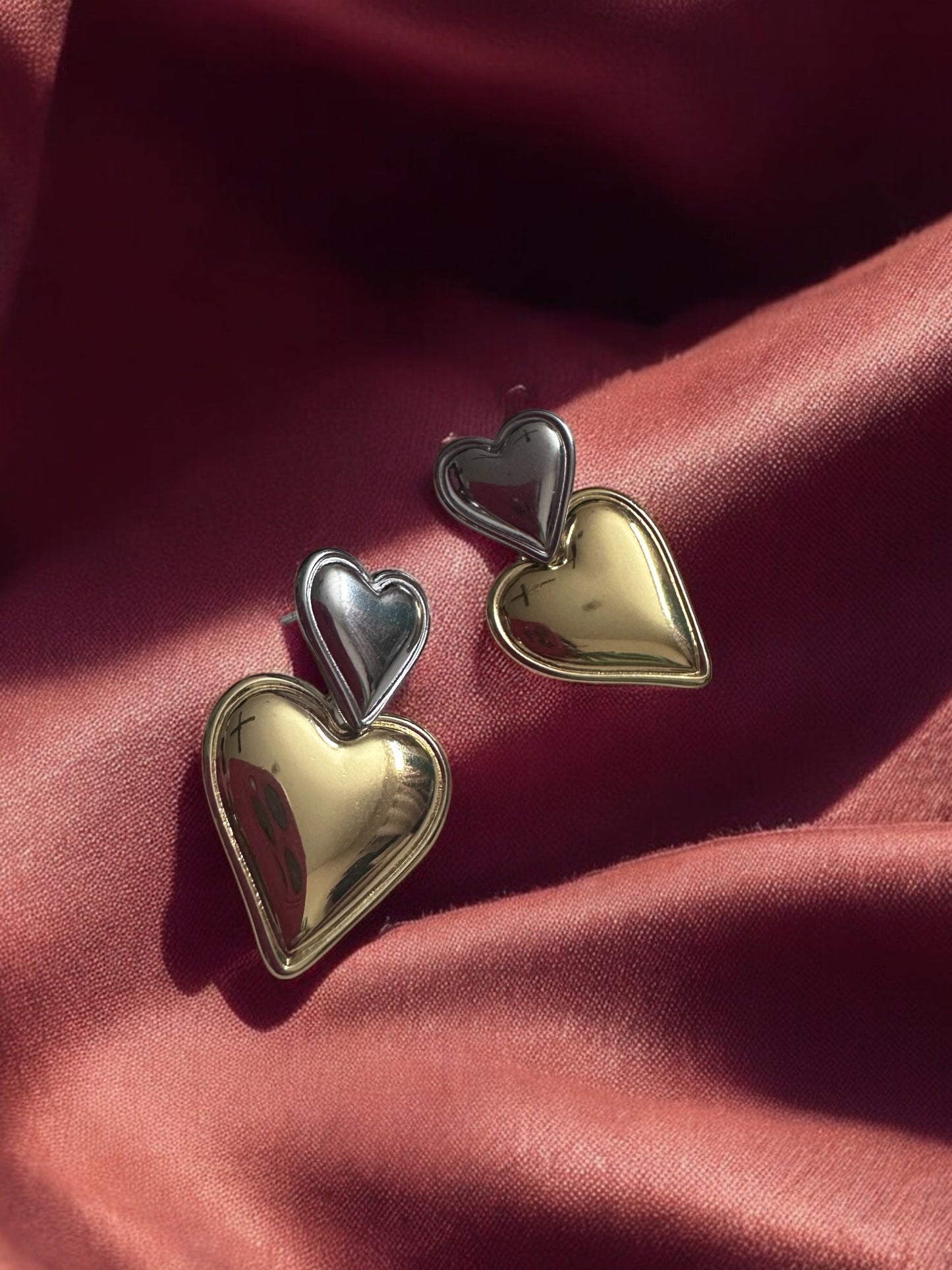 Anti Tarnish Gold Silver Earrings