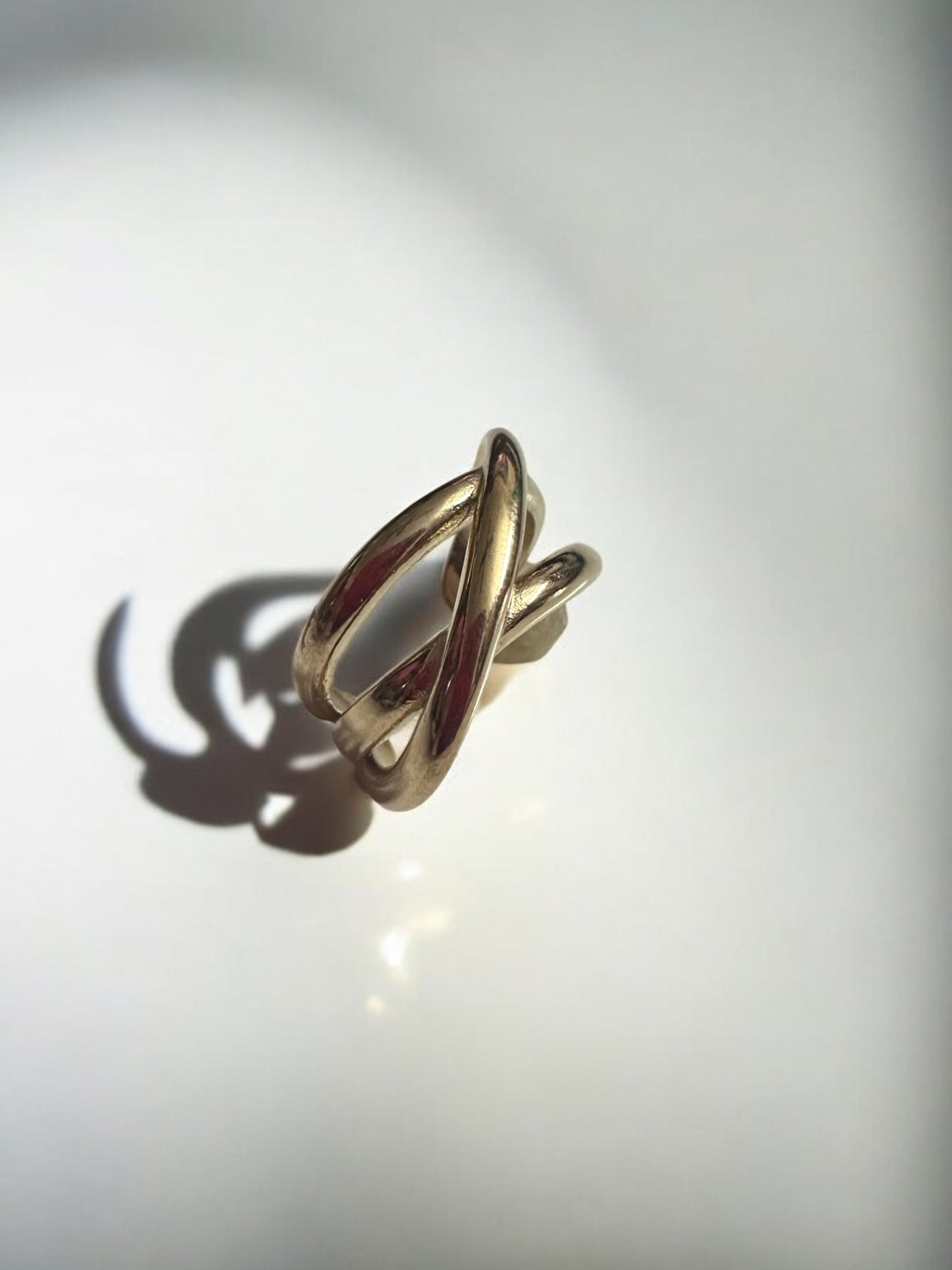 Bold & Elegant Twisted Gold Ring