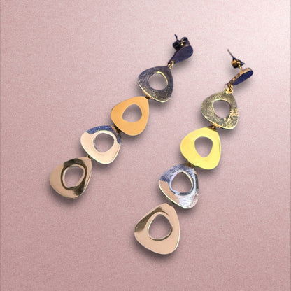 Chic & Contemporary: Geometric Dangle Earrings for a Bold Statement