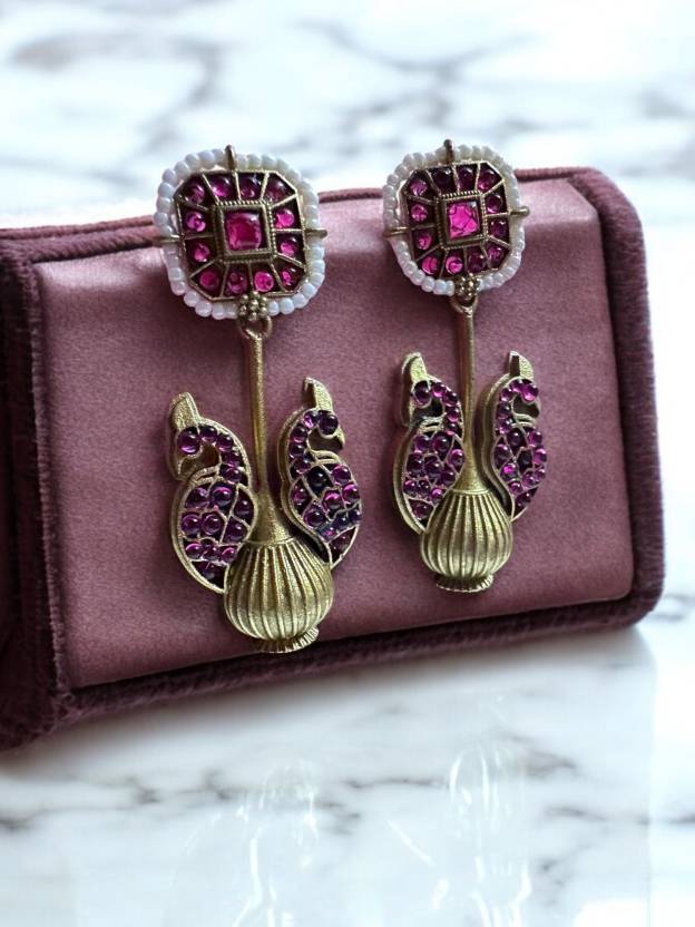 Multicolour Antique Earrings Alloy Drops & Danglers